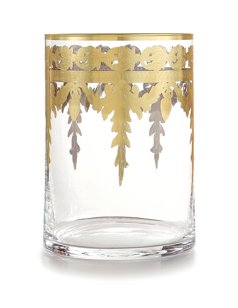 Gold Wastebasket C4557