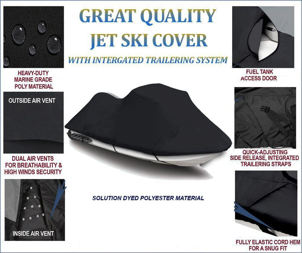 Black 600D Jet Ski Cover B17294