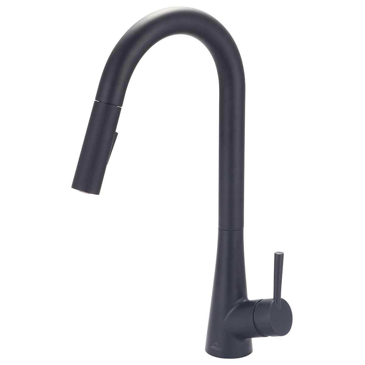 Single Handle Pull-Down Kitchen Faucet Matte Black Q377