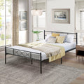Black Metal Platform Bed T741