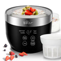 Greek Stainless Steel Yogurt Maker 2 Glass Jars W858286