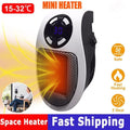 500W Portable Electric Space Heater with Adjustable Thermostat and Programmable Timer H665