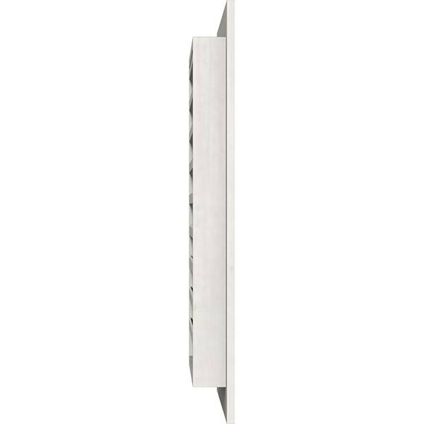 28 inch x 28 inch Primed Western Red Cedar Gable Vent L625