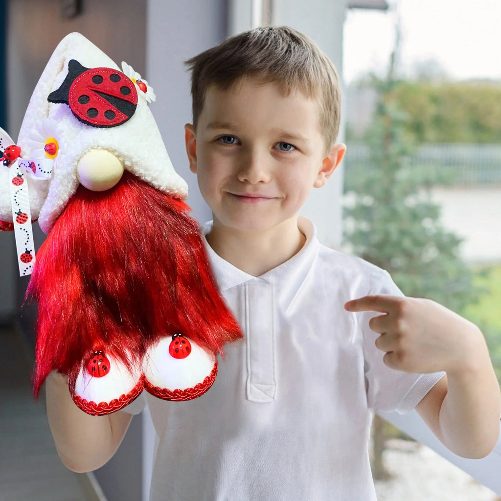 Ladybugs Daisy Holiday Ornament Doll Decorations Y523