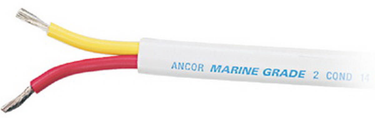16/2 AWG Red/Yellow Flat Safety Duplex Cable 250' G285