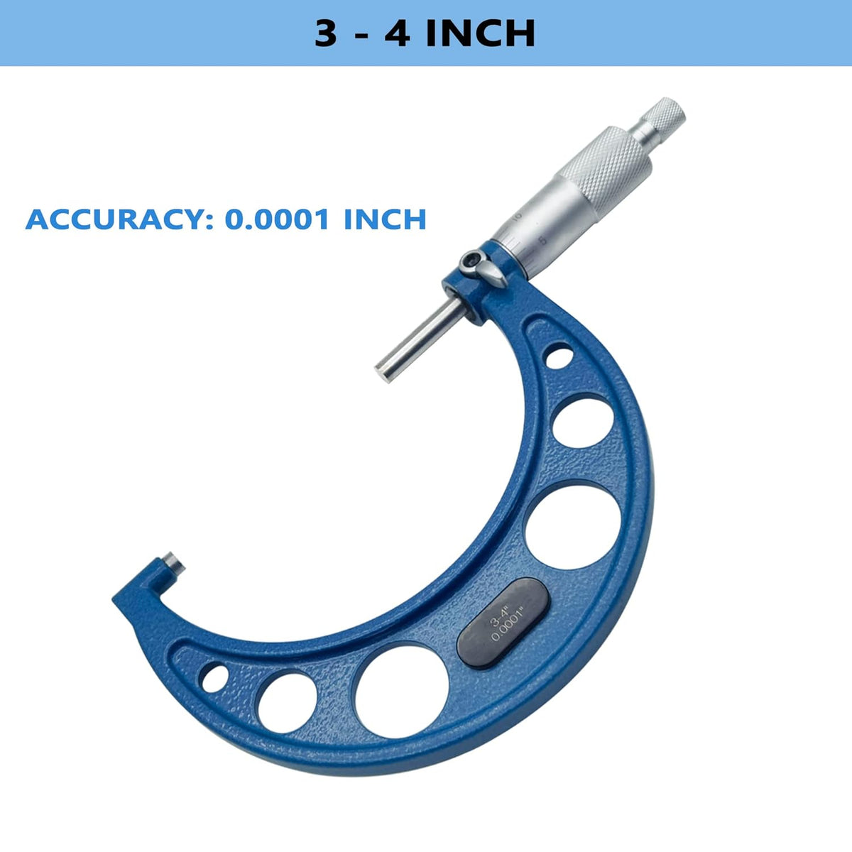 Outside Micrometer Set 0-4 / 0.0001 with Padded Case E514032