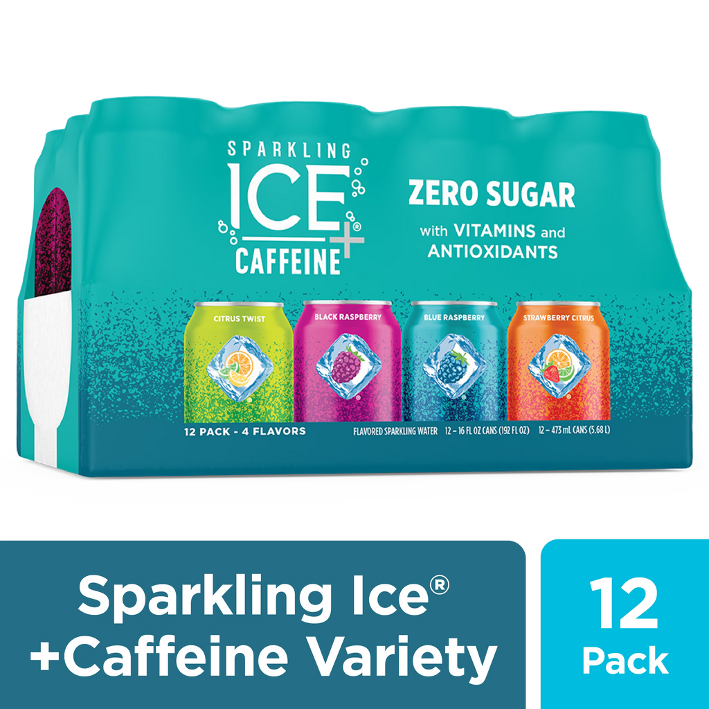 12 16oz Can Flavored Sparkling Water Variety Pack K904