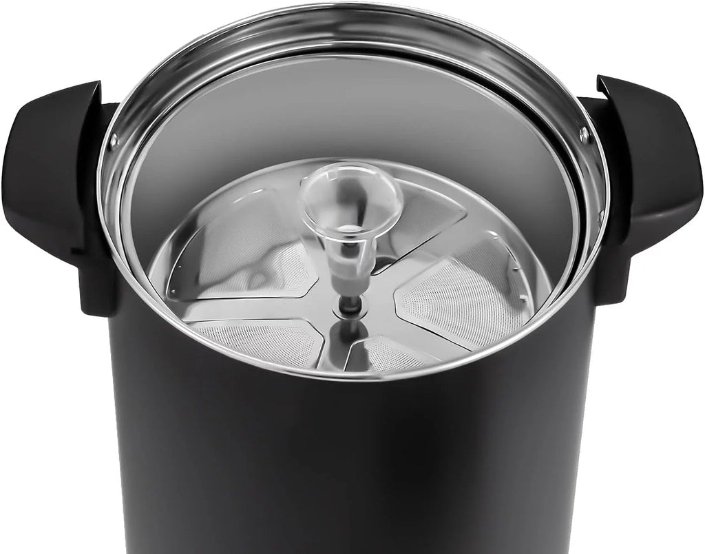 8L Stainless Steel Electric Coffee Urn Black 1000w Z9822