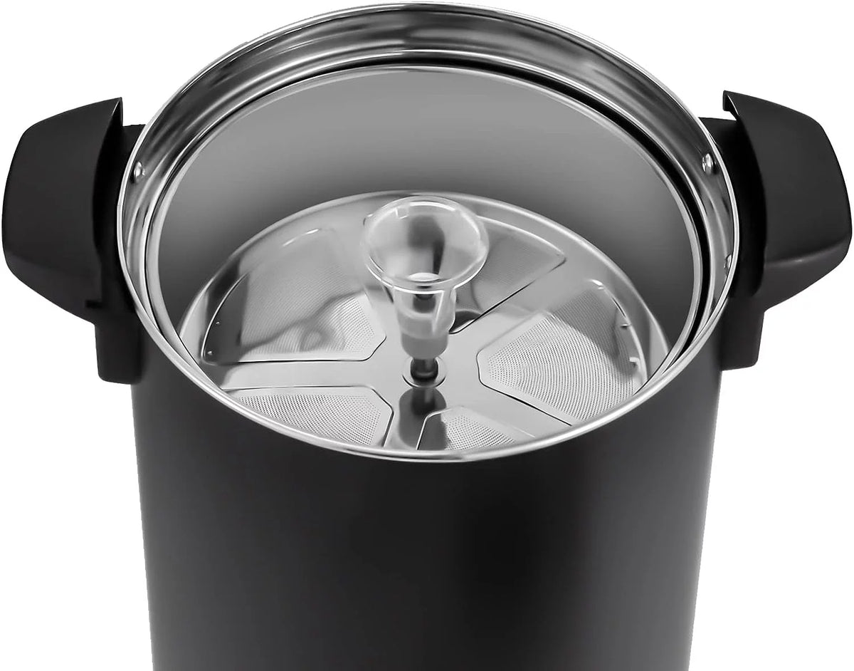 8L Stainless Steel Electric Coffee Urn Black 1000w Z9822
