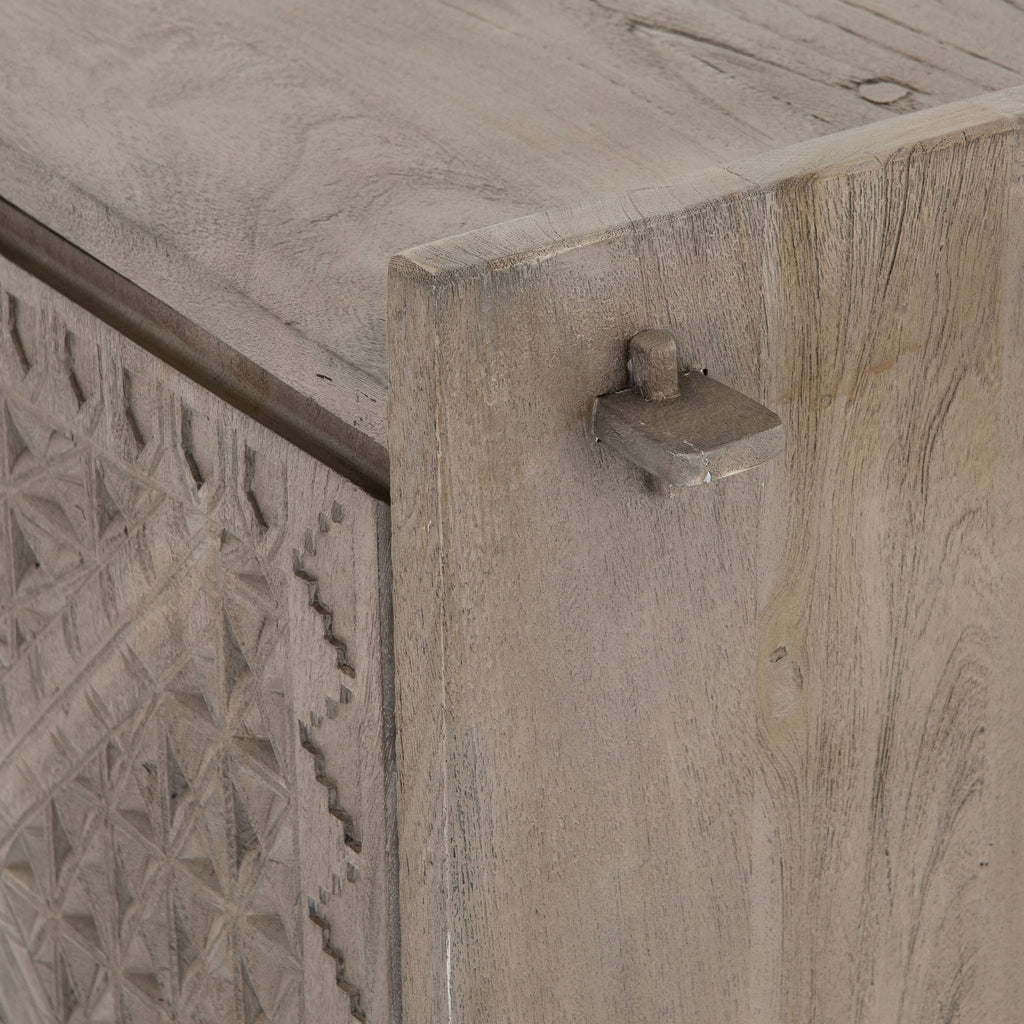 Aged Grey Small Sideboard D865914