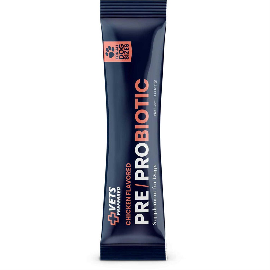 Chicken Flavored Pre-Probiotic Powder Supplement for Dogs 30 Sticks G317