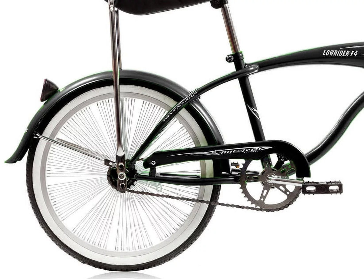 20 In. Lowrider Hi-Ten Steel Coaster Brake Single Speed Black C592