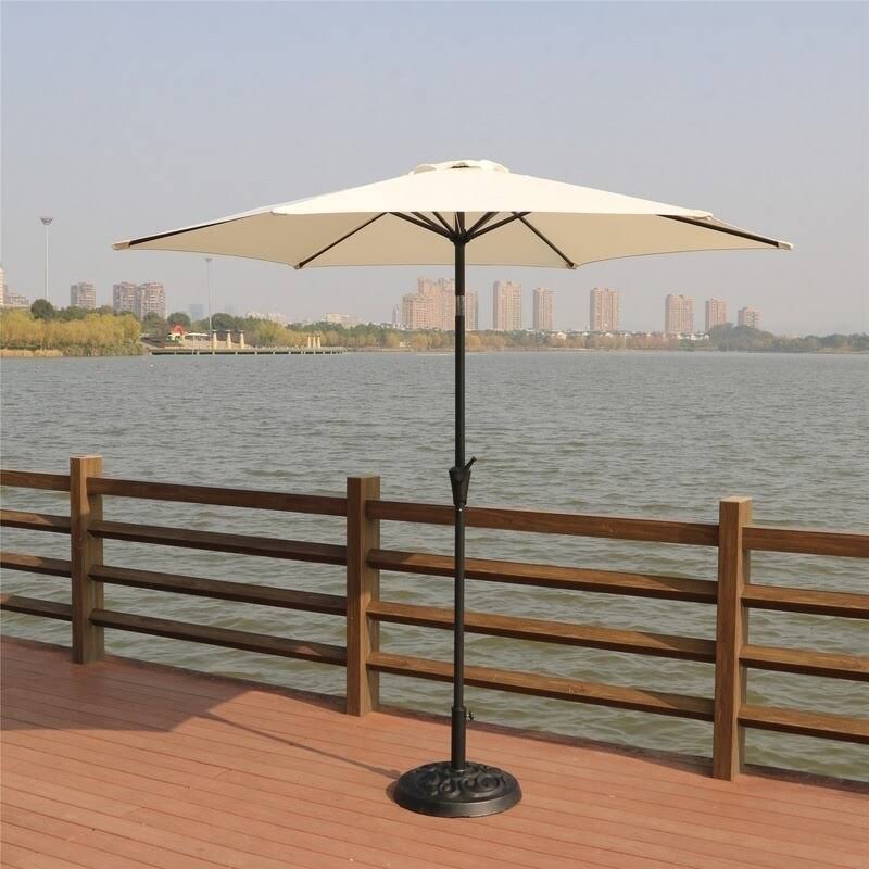 9 Feet Pole Umbrella with Carry Bag and Base W897