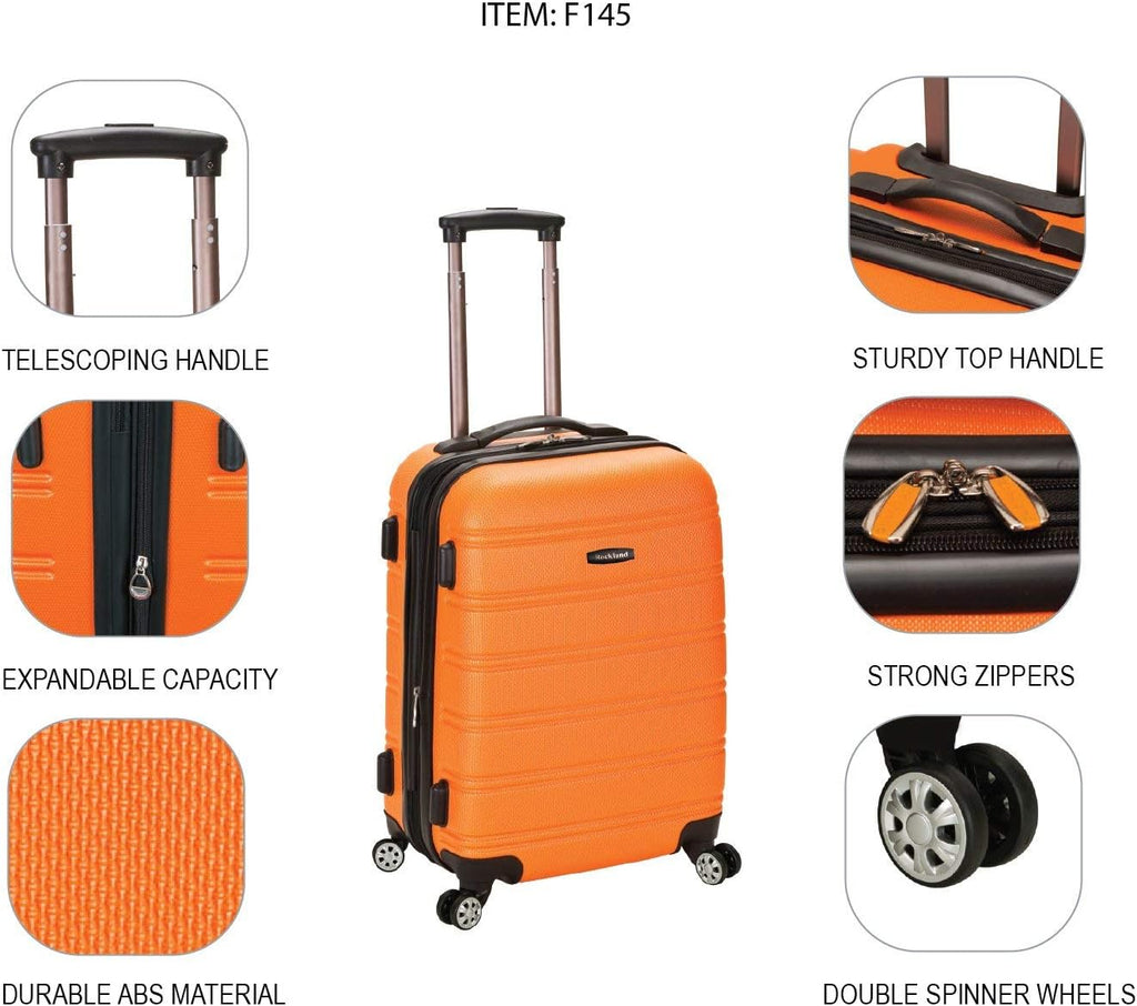 Charcoal Hardside Expandable Spinner Wheel Luggage, Carry-On 20-Inch V873706
