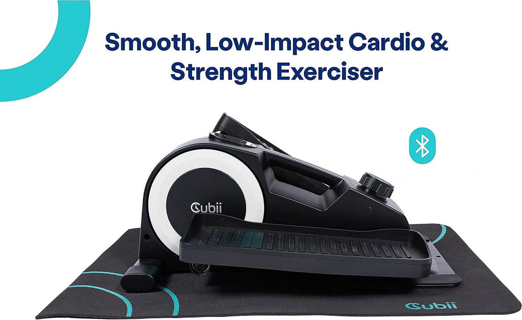 Compact Under Desk Elliptical with Non-Slip Mat B14712