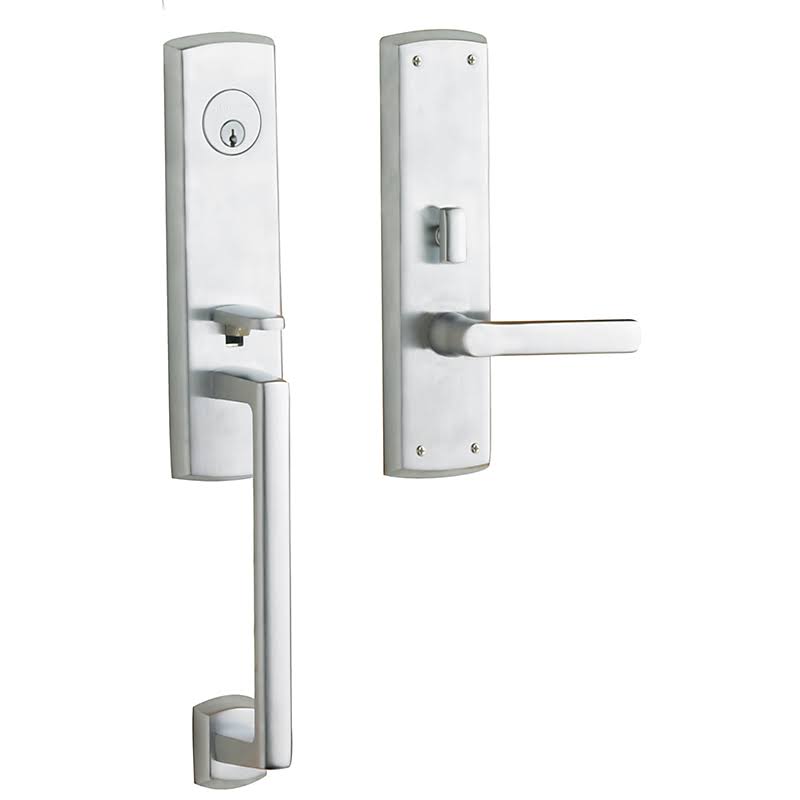 Polished Brass Left Hand Full Dummy Handleset S79585