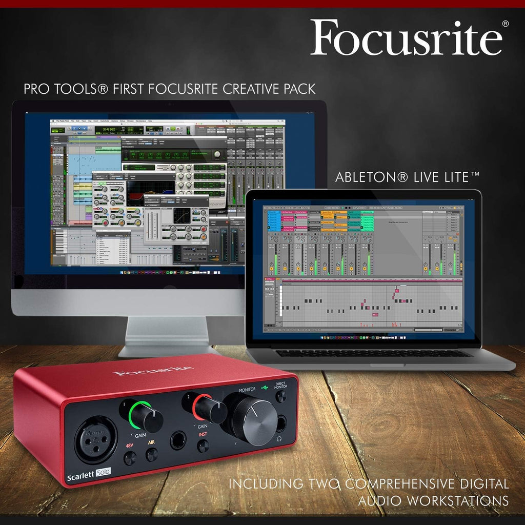 USB Audio Interface + Over-Ear Dynamic Stereo Headphones E47448