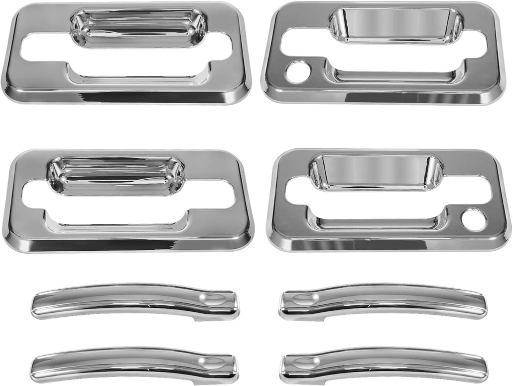 Chrome Door Handle Covers with Keyhole Pack of 2 A49978