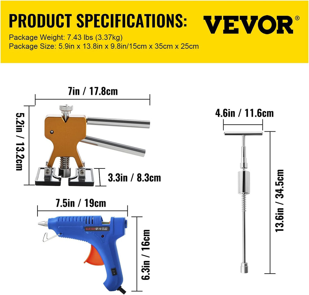 69 Pcs Paintless Dent Repair Tools V617383