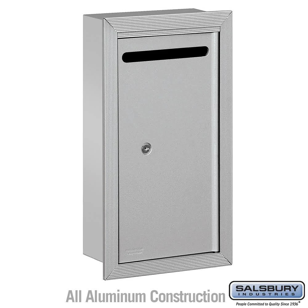 Slim Recessed Aluminum Letter Box G54590