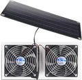 10W Weatherproof Dual Fan Solar Panel Fan Kit S1330