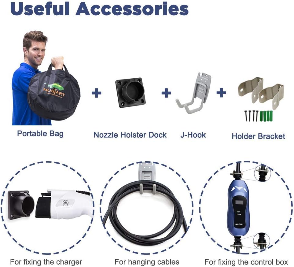Portable EV Charger with 25ft Cable S42130