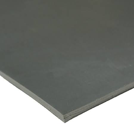 SBR Sheet 65A Gray 1/8 in x 36 in W x 36 in L H798654