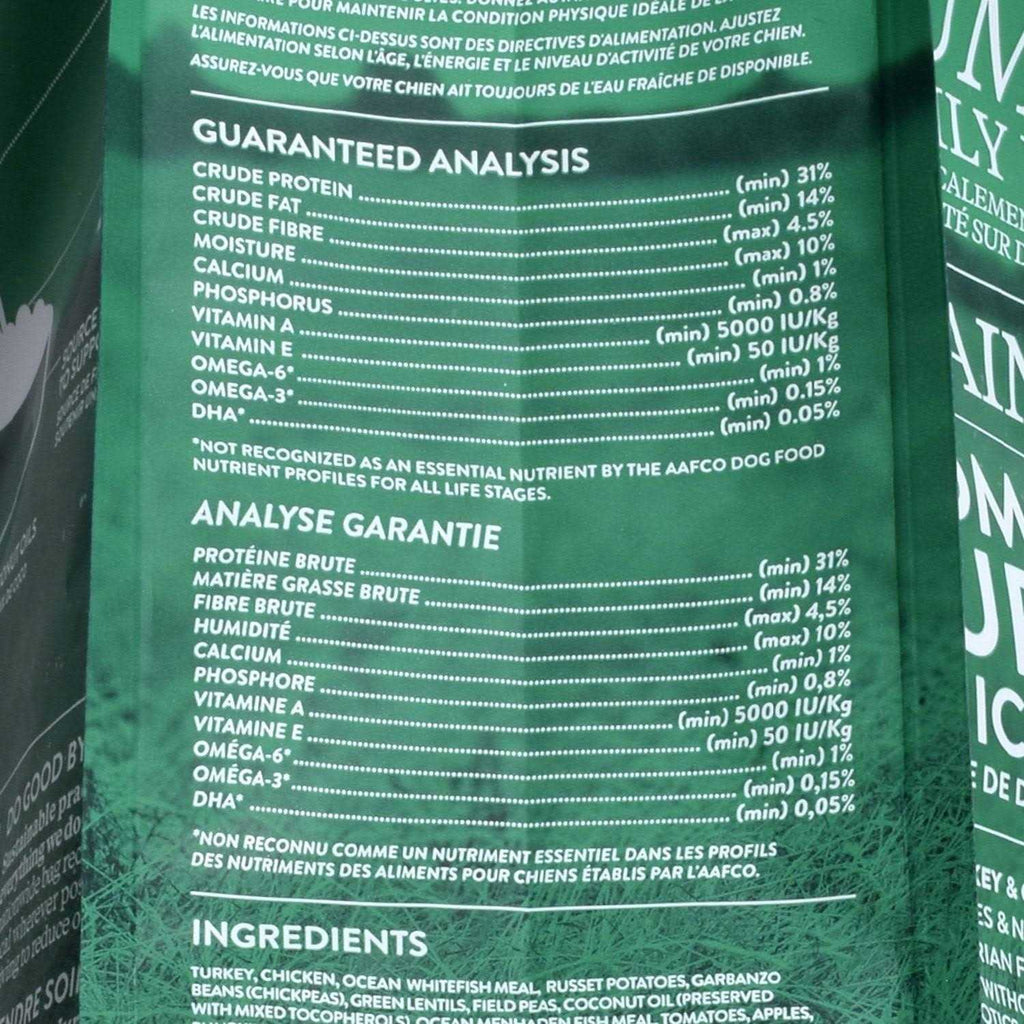 Grain Free Turkey & Chicken Dry Dog Food O15569