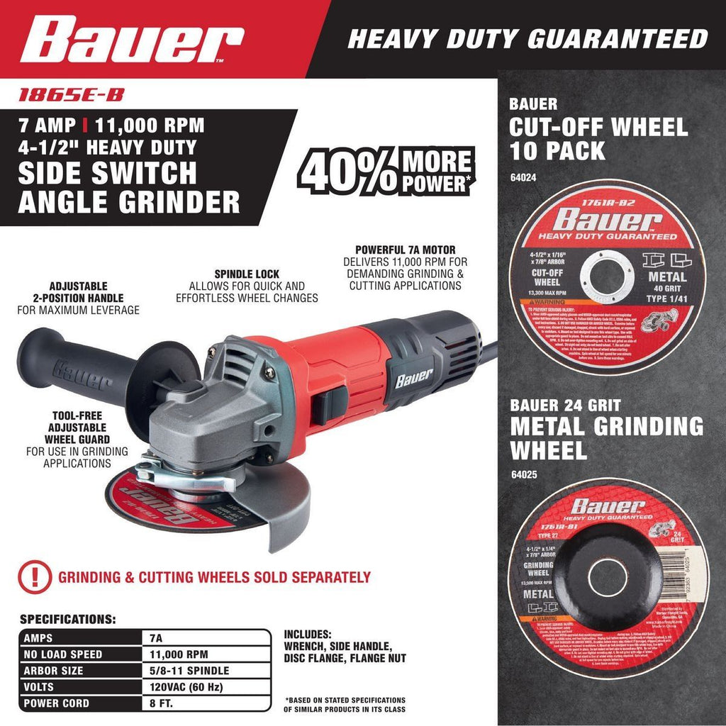 7 Amp 4-1/2 in. Angle Grinder D85875