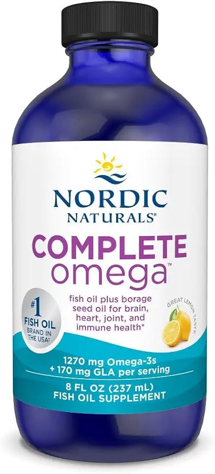 Lemon Flavor 8 oz 1270 mg Omega-3 EPA & DHA with GLA X252