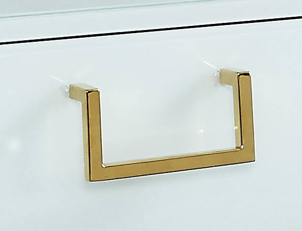 White Gold Nova Side Table A17667