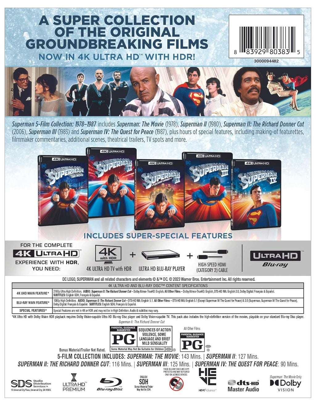 5-Film 4K Ultra HD + Blu-ray + Digital V6621