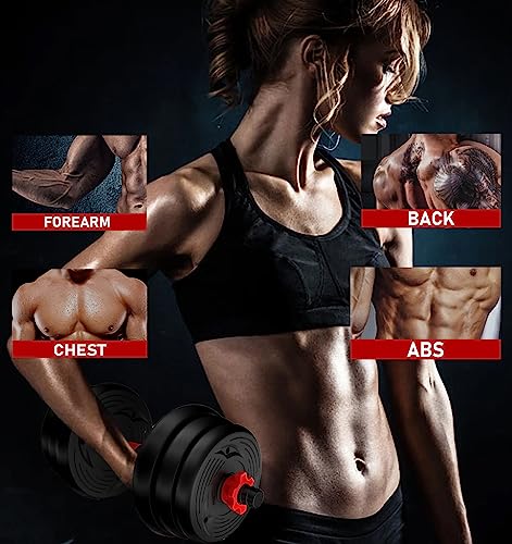 Adjustable Dumbbells Weights Set 20lbs/33lbs/44lbs D658