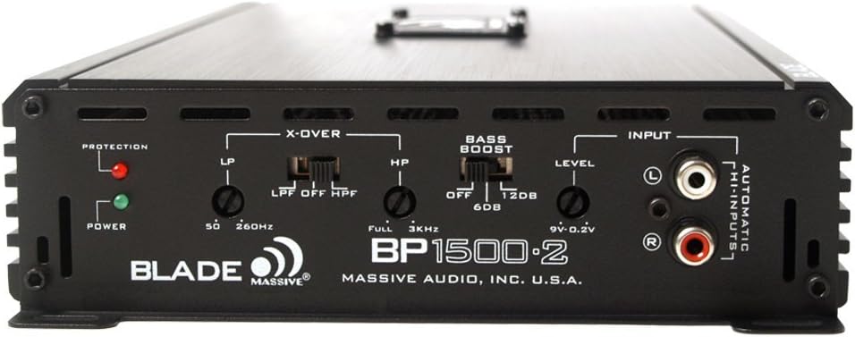 2 Channel 1000 Watts Class A/B Car Amplifier K86681