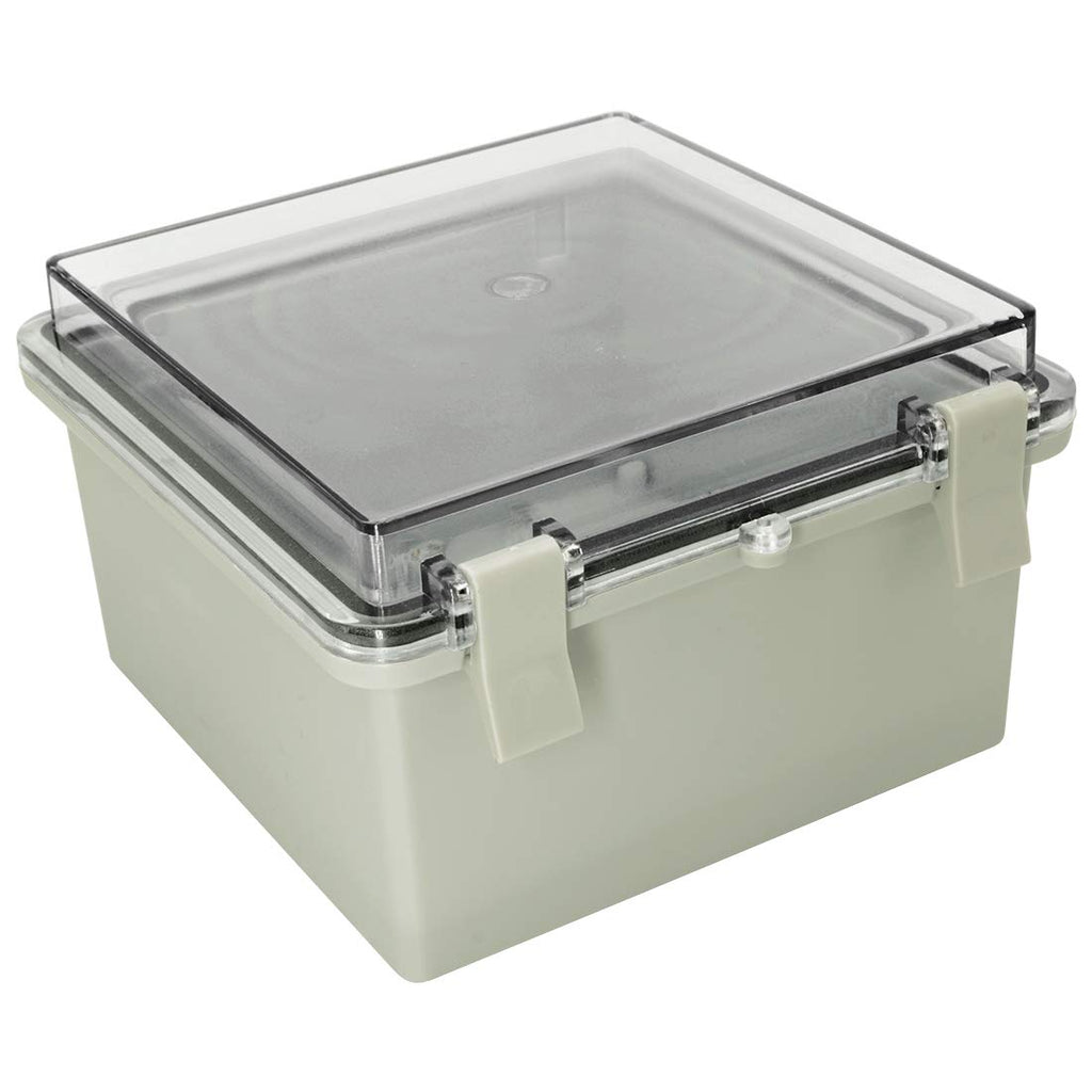 ABS Plastic IP65 Junction Box with Clear Cover 5.9 x 5.9 x 3.5 inch Pack of 2 B295247