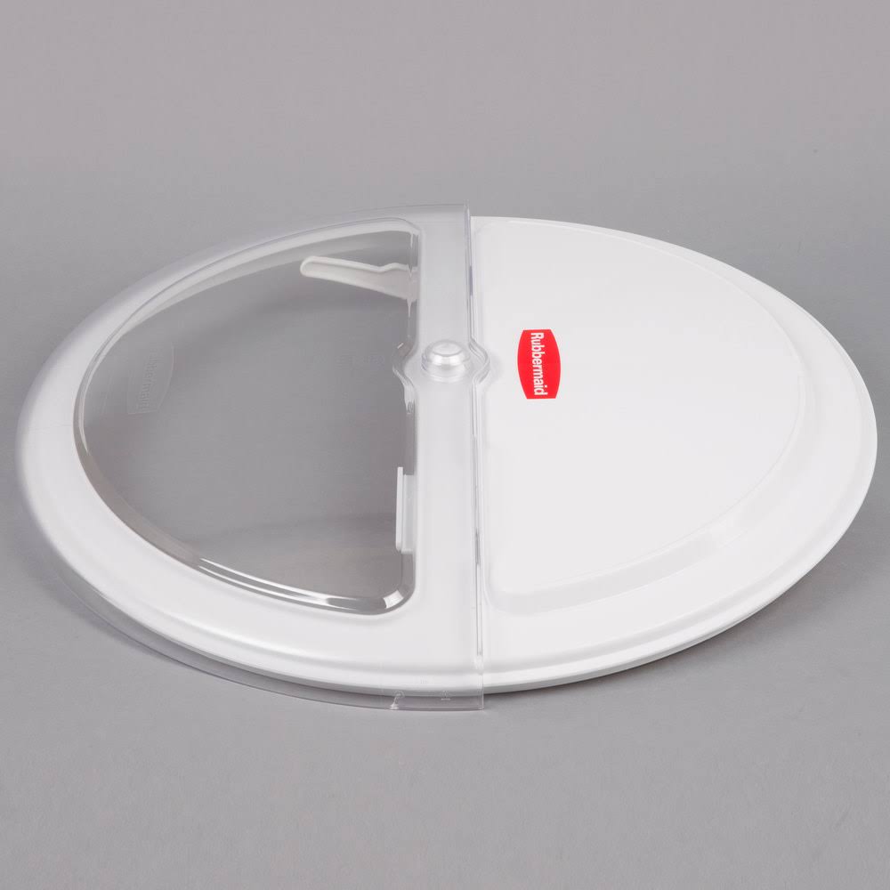 White Sliding Lid with 4-Cup Scoop V75628