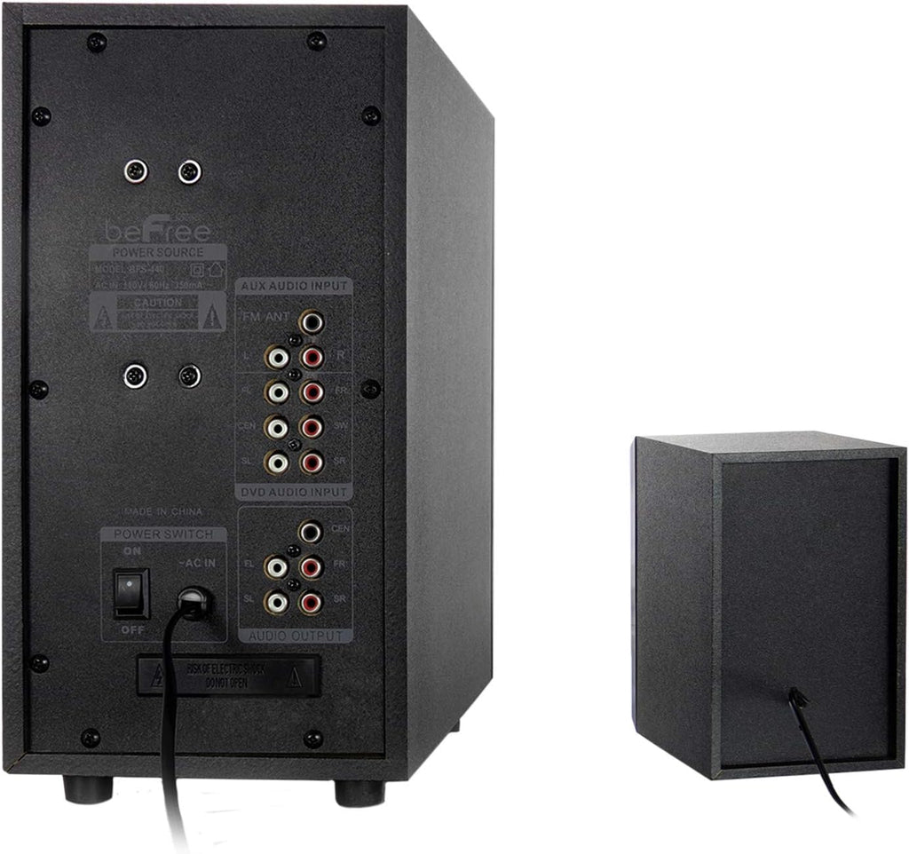 5.1 Channel Bluetooth Surround Sound Speaker System in Black R223778