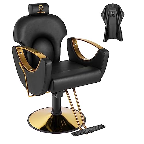 Pink Hydraulic Reclining Barber Chair Y303