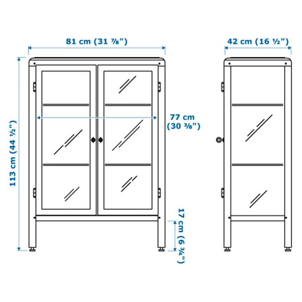 Glass-Door Cabinet T1365