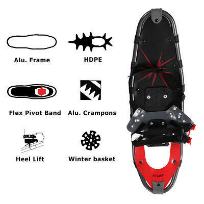 Snowshoes with Walking Poles and Carrying Bag R6569