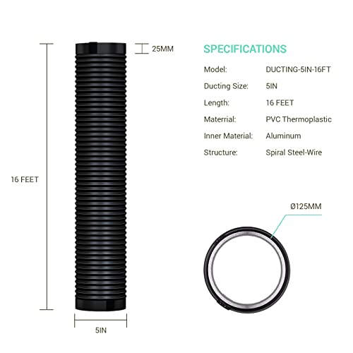 5 inch Duct V82747