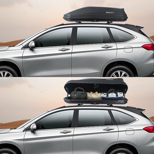 Gray 13 Cubic Feet Rooftop Cargo Box Q13978