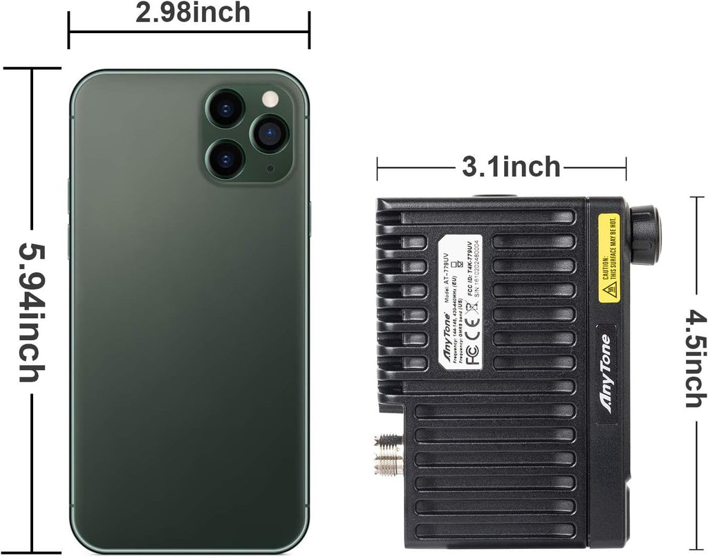 Mini Size Dual Band VHF/UHF Two Way Radio D7936