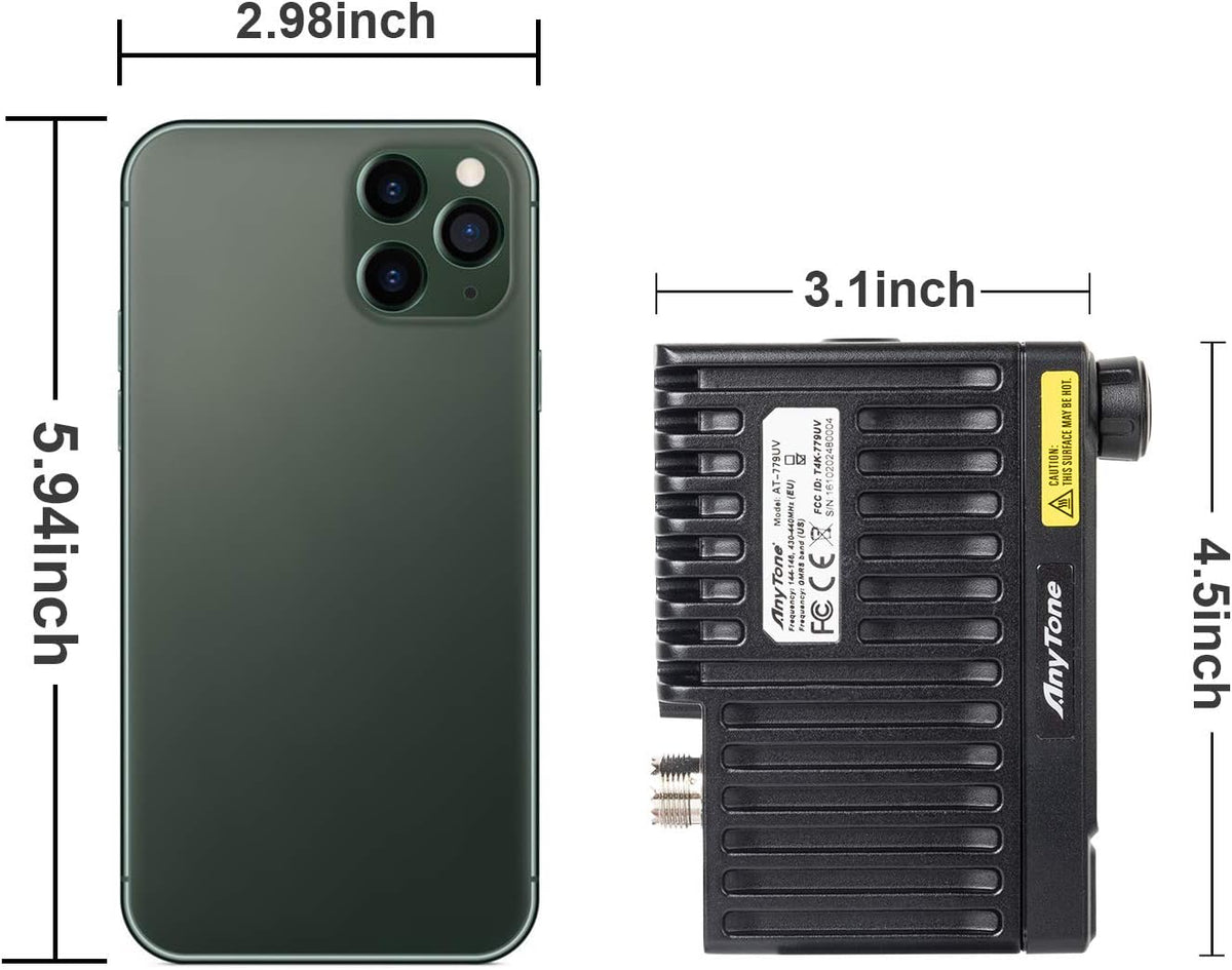 Mini Size Dual Band VHF/UHF Two Way Radio D7936