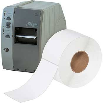 White Thermal Transfer Labels 4/Case M986045