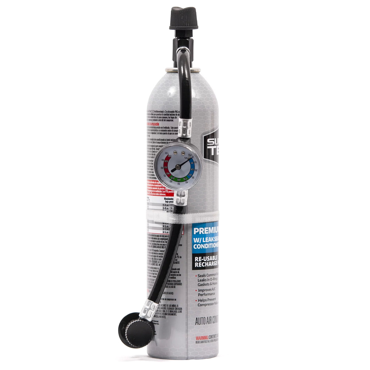 18 oz Automotive Refrigerant with Reusable Hose and Gauge K277