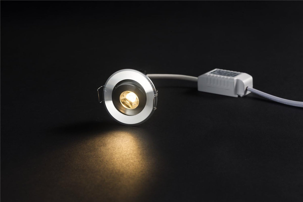 10 Pack Mini LED Recessed Spotlight Cabinet Lighting 3W Warm White 3000K X3892