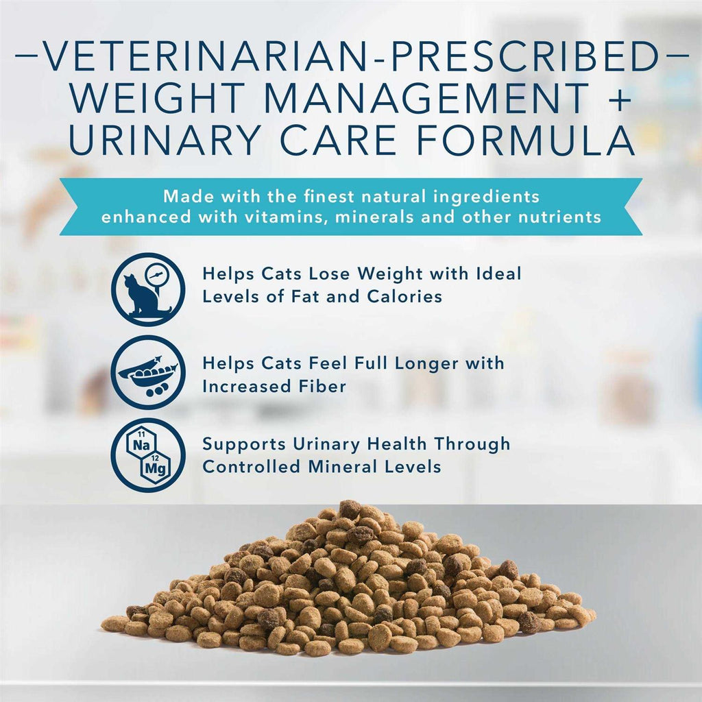 Natural Veterinary Diet Weight Management Urinary Care Dry Cat Food P644