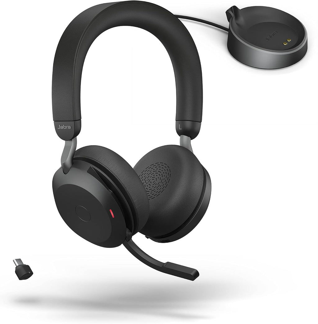 Black Wireless Headset with Active Noise Cancelling V857318