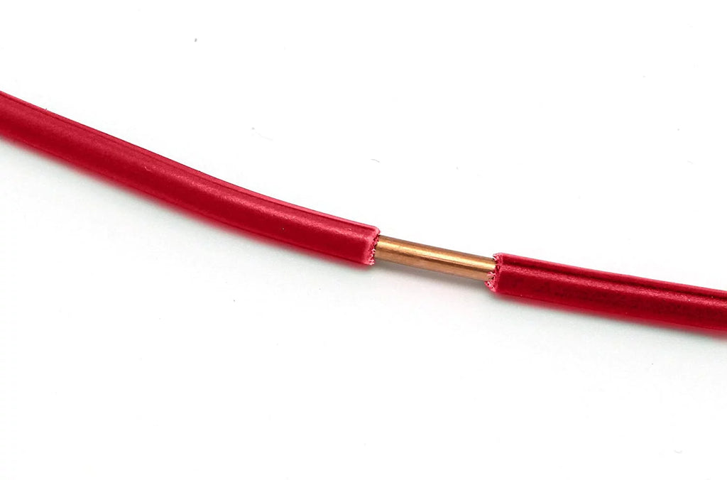 10 AWG Insulated Solid Copper THHN THWN Wire 100 Feet Red U592